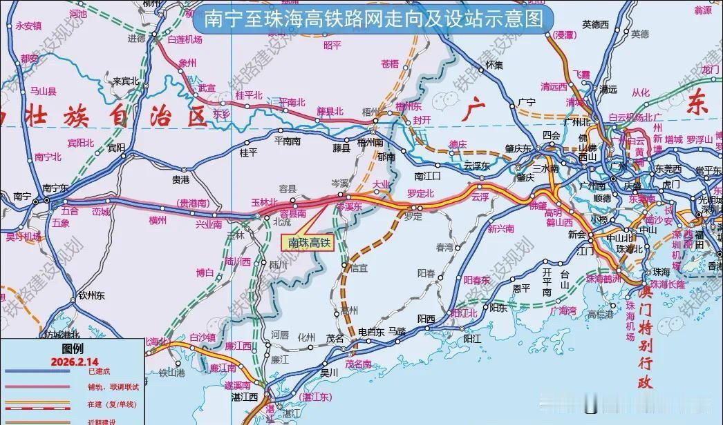 南珠高铁传来好消息！玉岑段正式开启轨道精调，预计年内通车有盼头5月13日，南