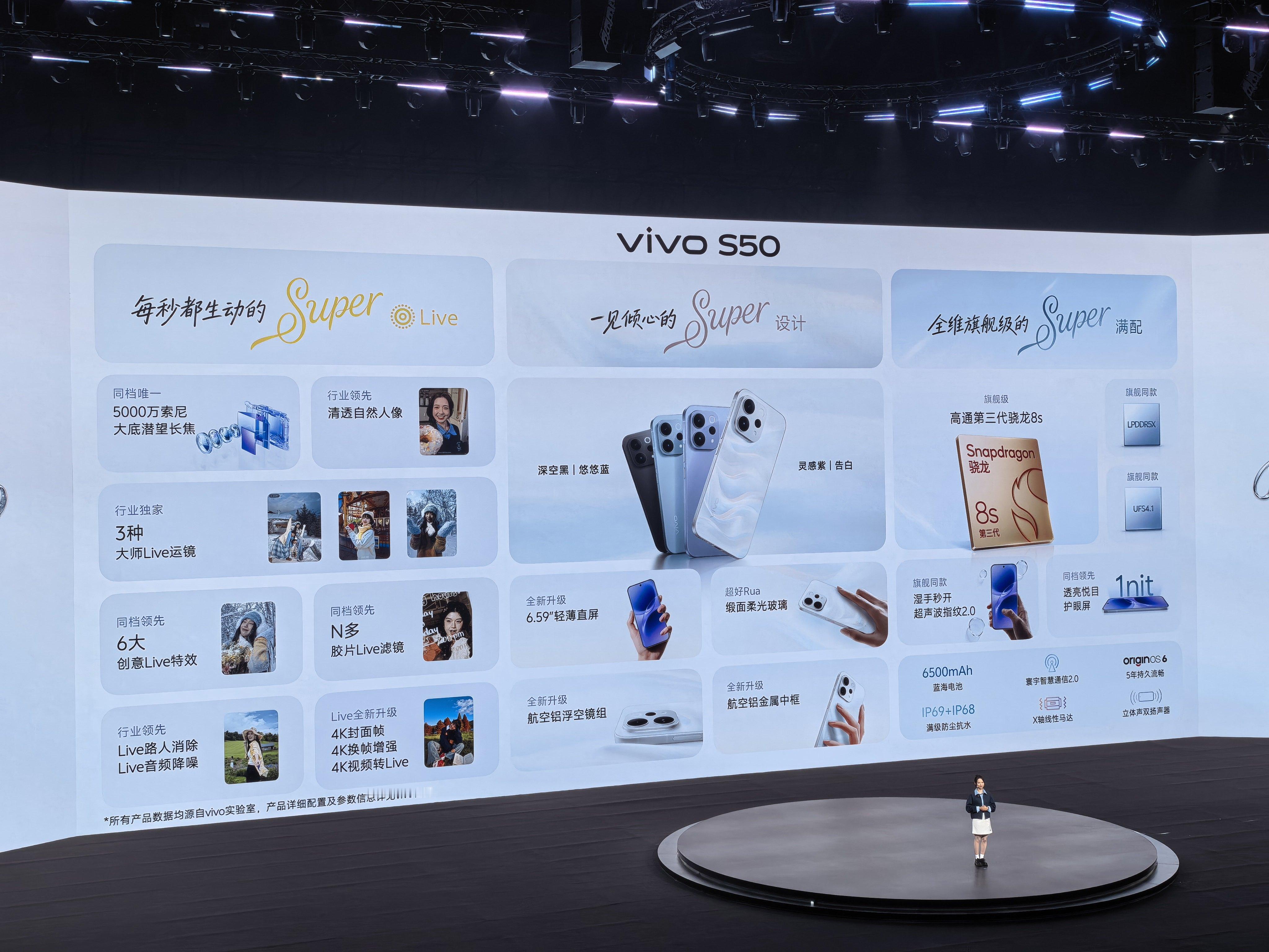 vivoS50新品发布会结束，2999元的超Super，你们觉得如何？能入手吗