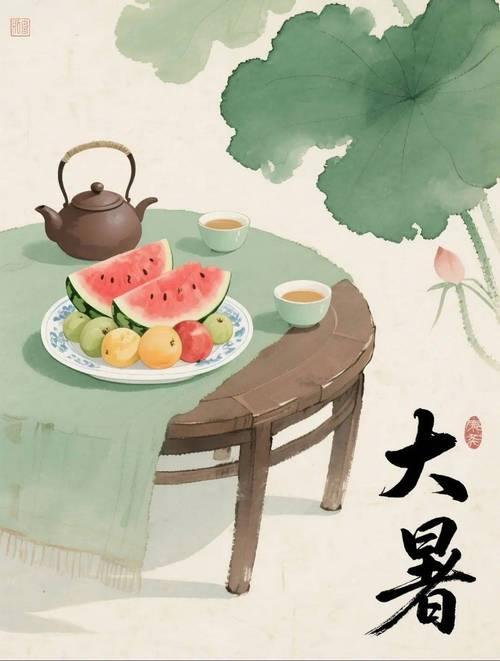 大暑你好7/22/六/初九/多云转雷雨/早安今日一别小暑去，明天大暑接进来