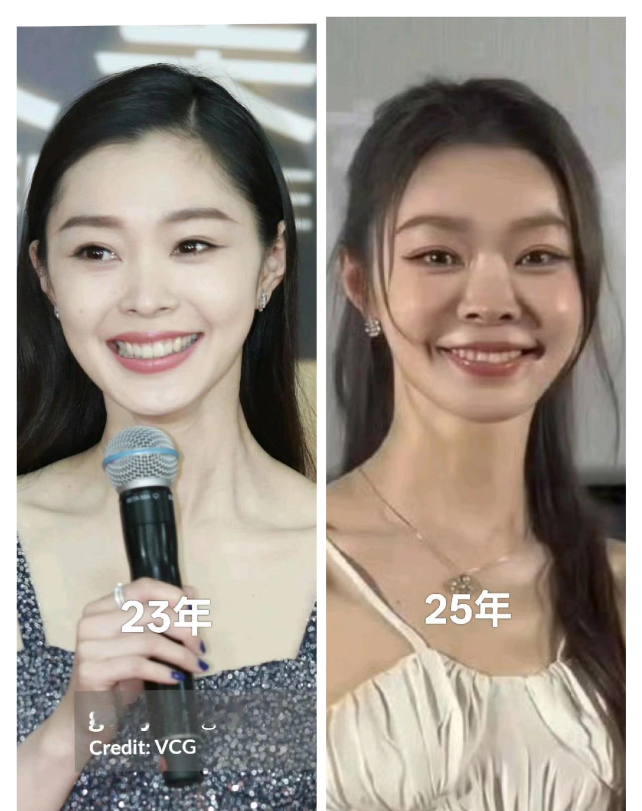 宋轶被质疑整容，这鼻子确实有点吓人了[捂脸哭]不过人家也回应了，是因为换了化妆师，