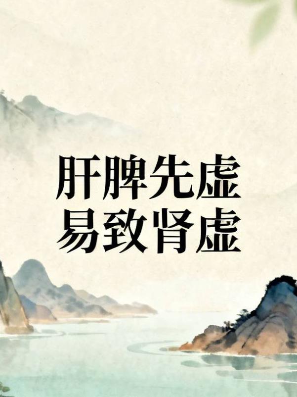 正常人是不容易肾虚的，如果肾虚，一般都是肝、脾先虚了肝是肾的“供血站”，肝血