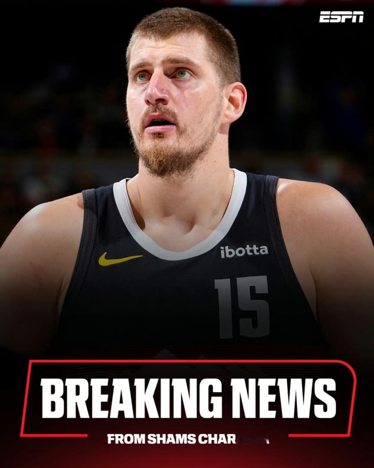 约老师要休息至少4周。有约基奇，掘金是夺冠级别的球队，没有约基奇，掘金是附加