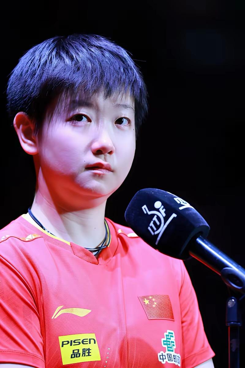 太心疼孙颖莎了！她可能步刘诗雯的后尘，变成千年老二了！王曼昱有可能全运会三连霸