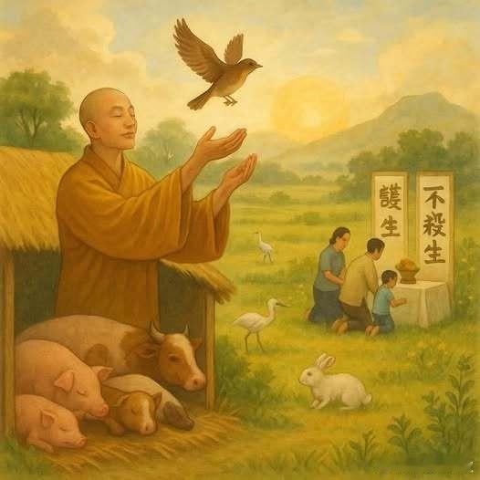 【星云大师：猪生来就是要给人吃的吗？】问：有人说，养猪本来就是要提供给人吃的，所