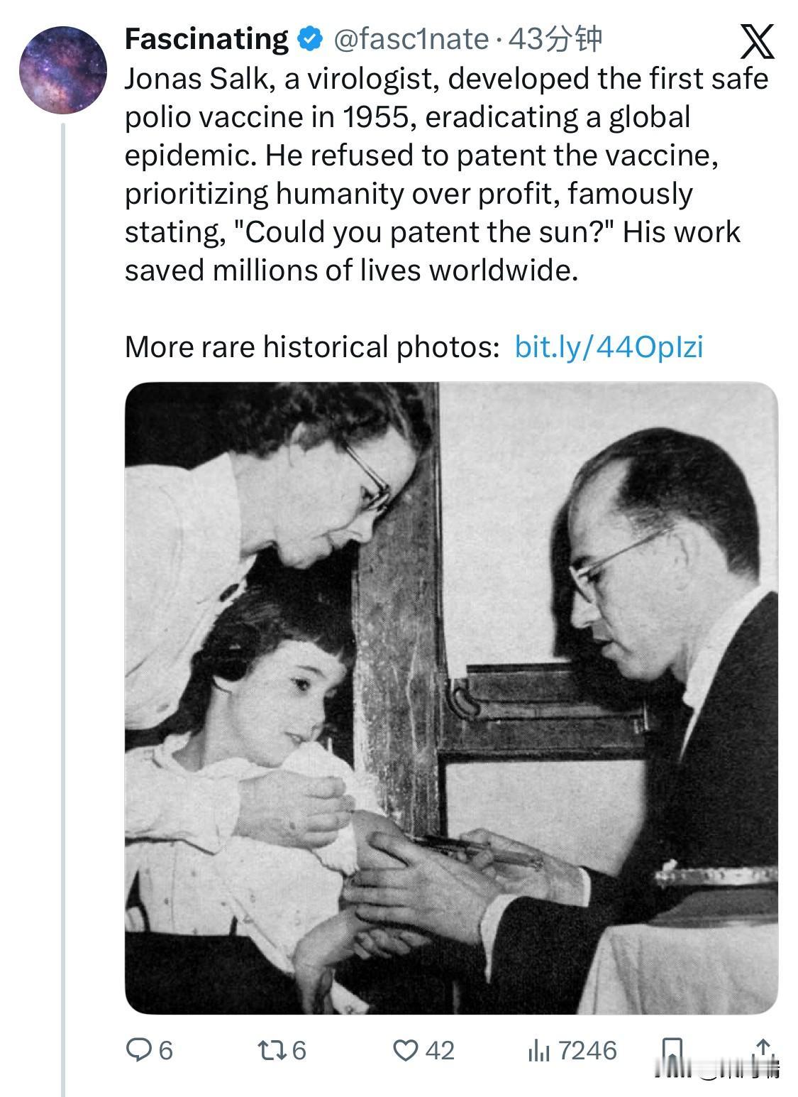 乔纳斯·索尔克（JonasSalk，1914年10月28日－1995年6月23