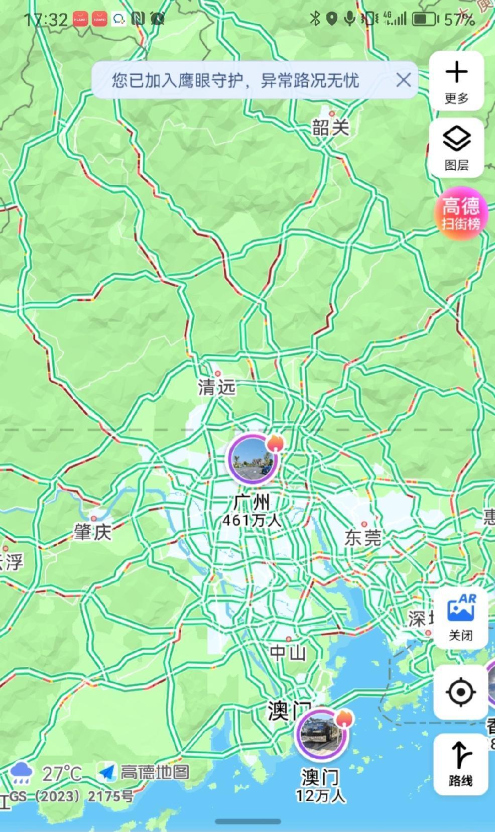 10/1假期即将结束，大家有没有发现，珠三角和长三角的堵车程度是有着明显的区别。