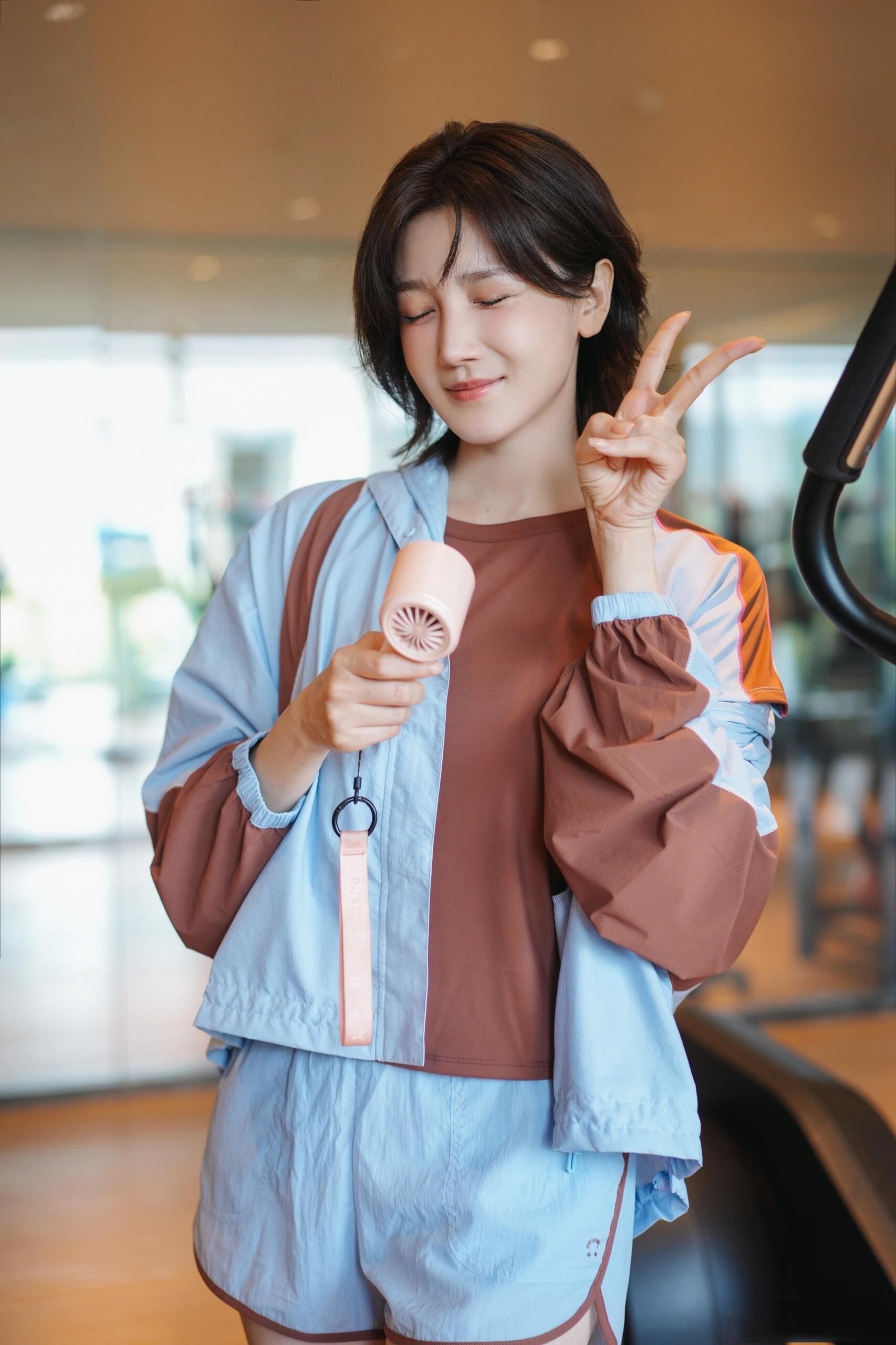 陈小纭健身打卡，活力满满的小姐姐​​​