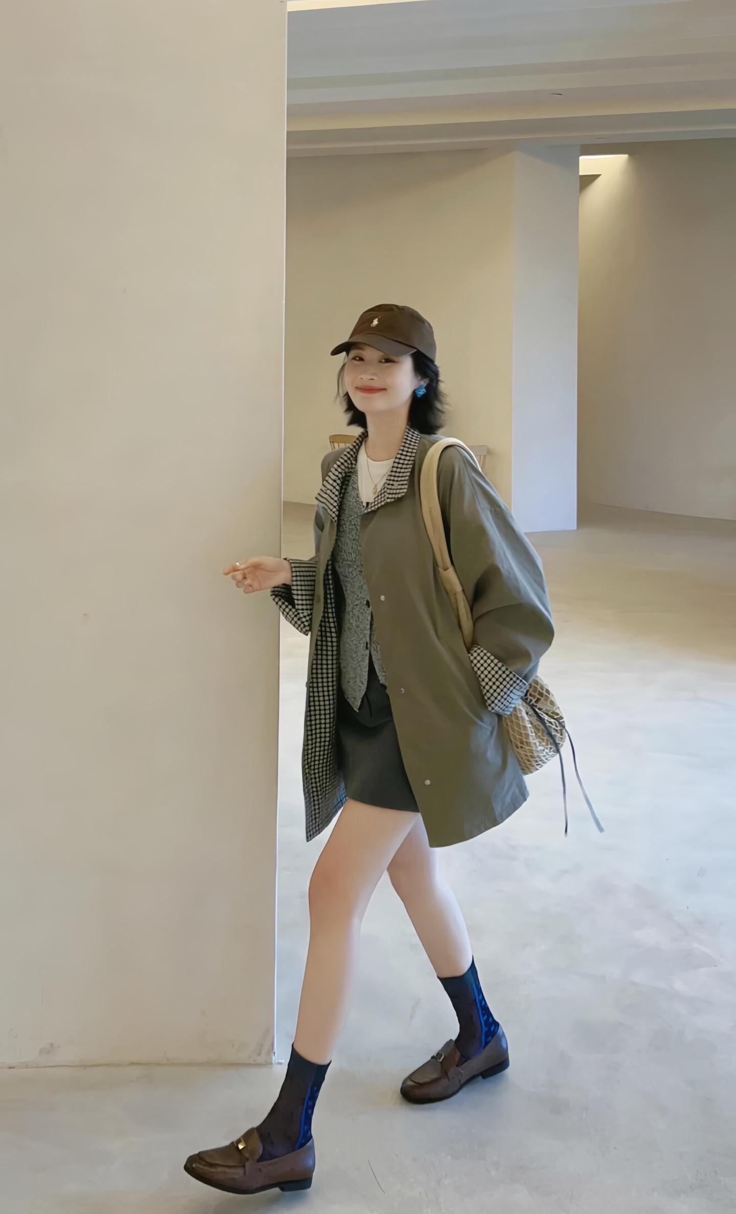 初秋穿搭 韩系穿搭 早秋松弛感穿搭 穿搭搭配