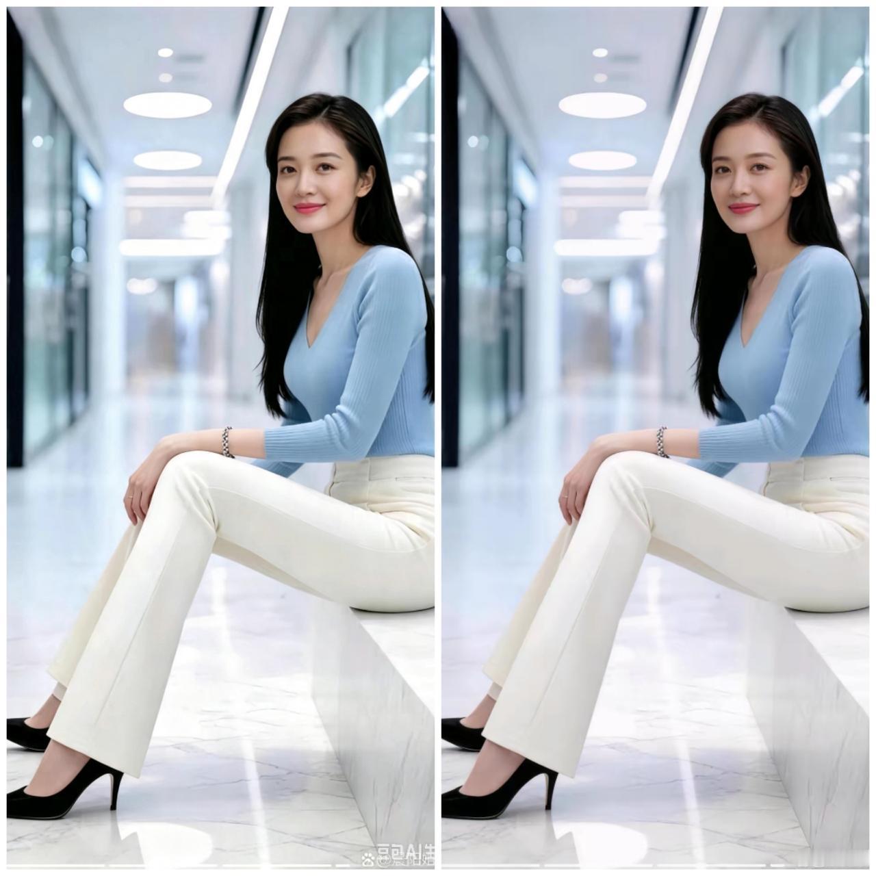 图中美女有一处不同，能看出来的绝对是伯乐级人物。