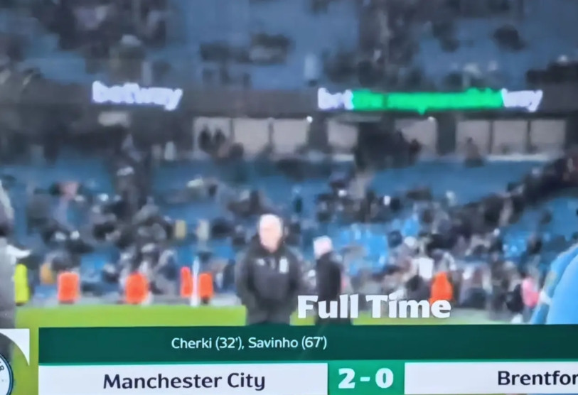 曼城在雨战中2:0战胜布伦特福德进入英联杯的半决赛，从全场的表现来看，布伦特福德