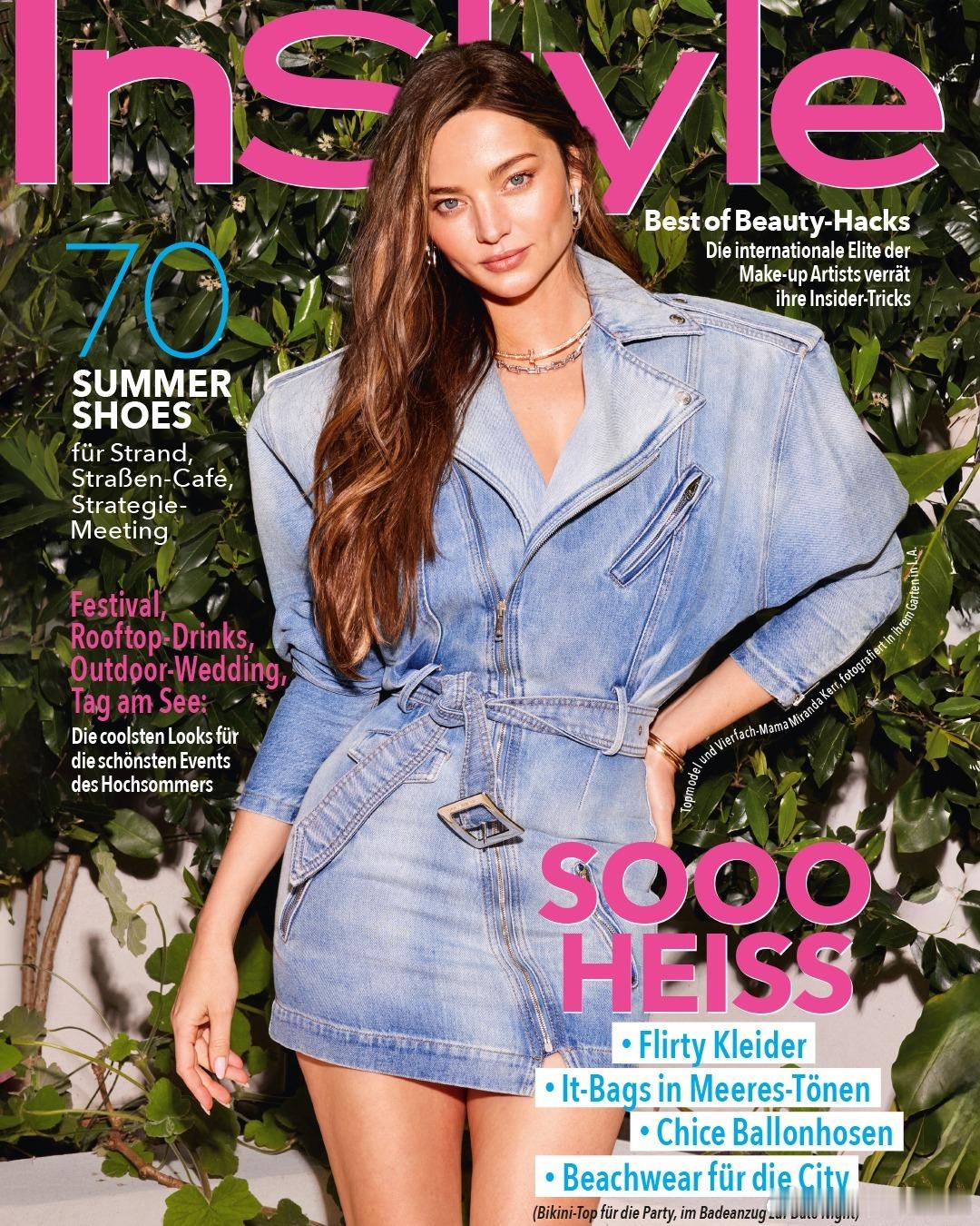 MirandaKerr米兰达可儿登上《instyle》杂志德国版2025年8月