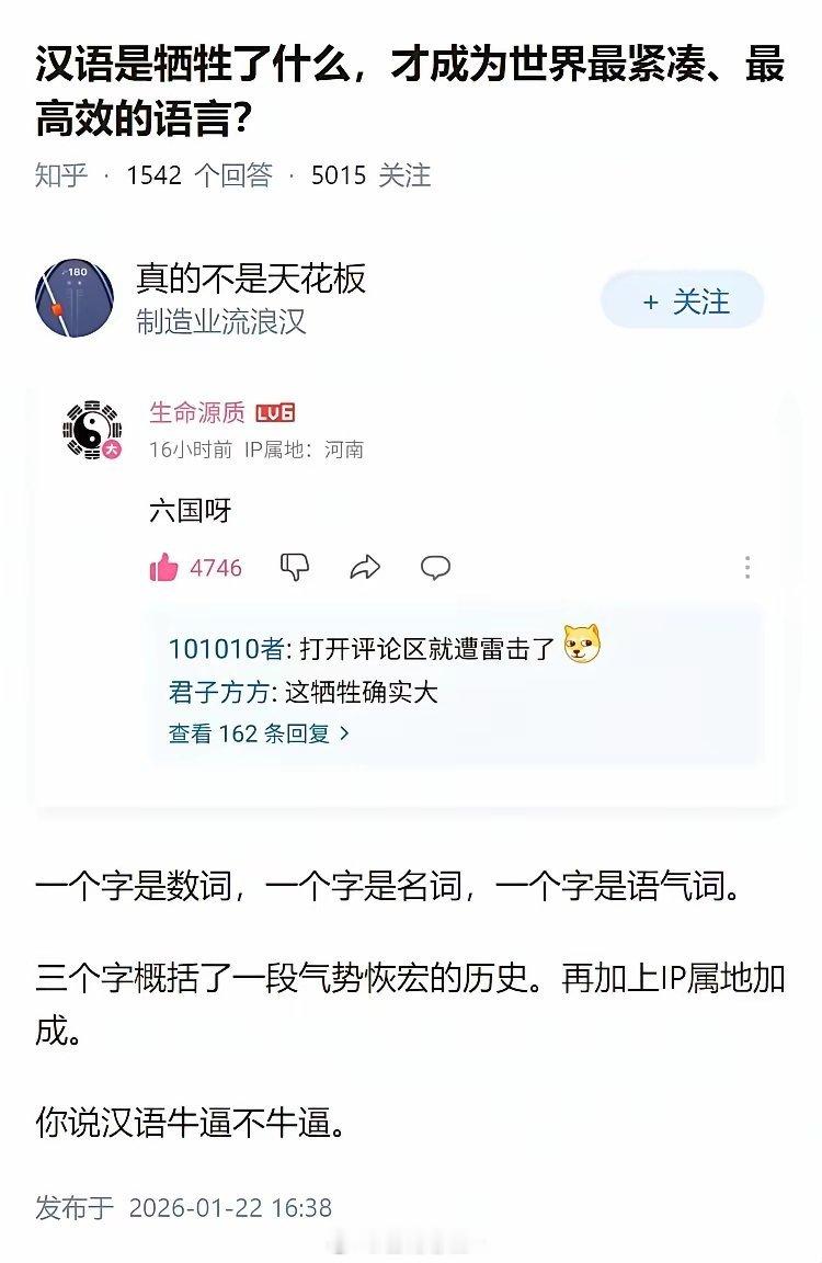 汉语是牺牲了什么，才成为世界最紧凑、最高效的语言？