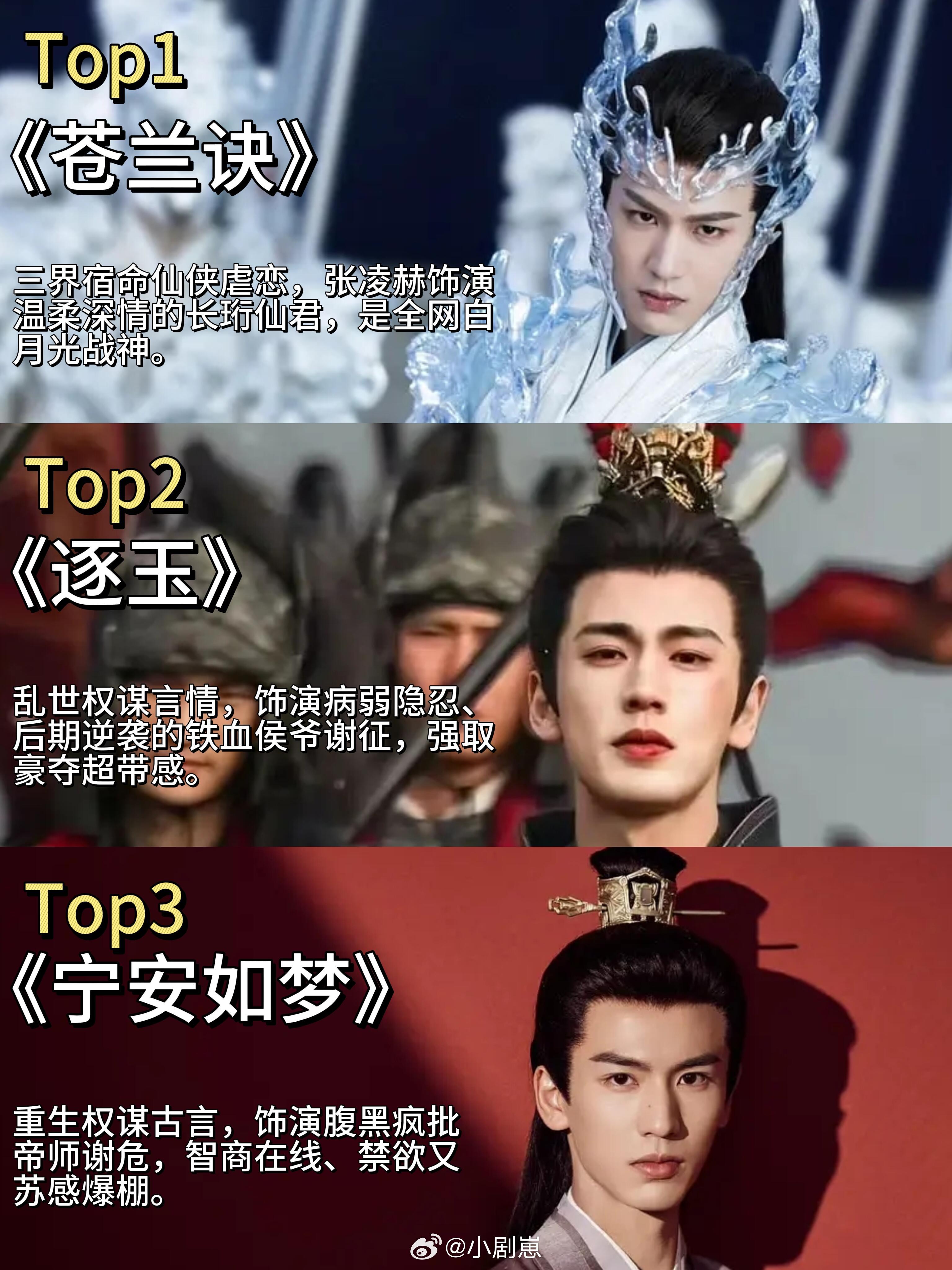 张凌赫逐玉没看够？张凌赫15部剧集清单张凌赫‖