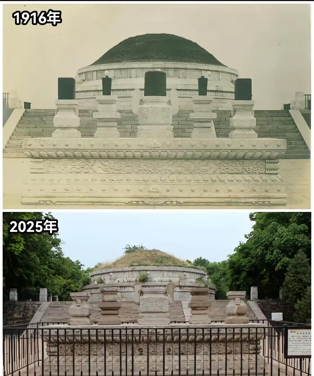 袁世凯墓又名袁林，它能保存得这么好主要是下面几个原因:1，毛主席亲自指示过要留