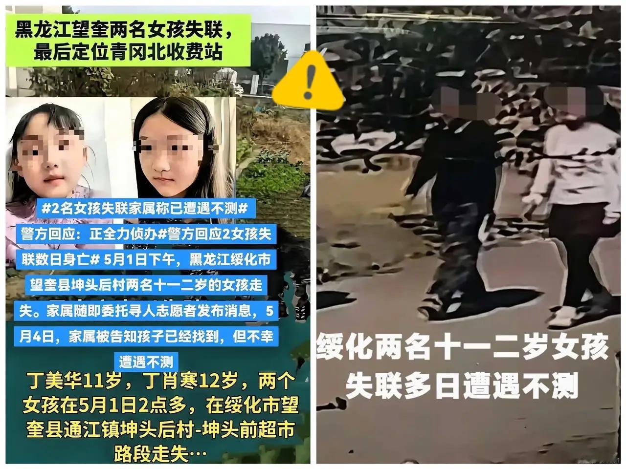 真的越看越心痛，黑龙江绥化这场悲剧太让人揪心了。一对年仅十一二岁的姑侄，都