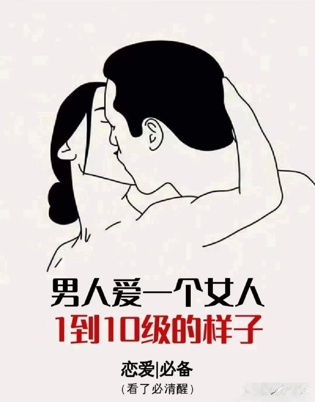 爱与不爱男人爱一个女人1-10级的样子