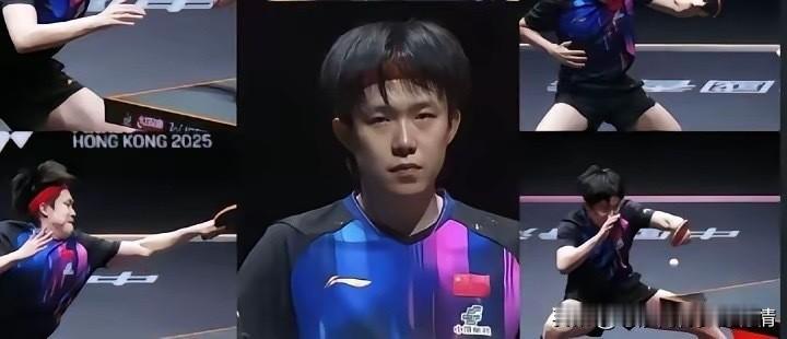 王楚钦：以伤躯护队友，真爷们的赛场担当2025WTT香港赛混双决赛现场，王