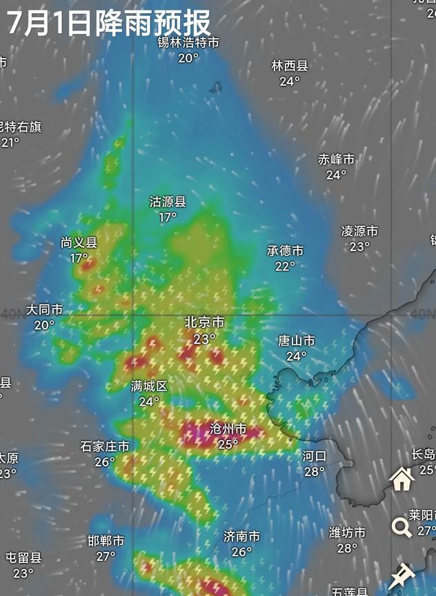 京津冀地区7月初将迎来大到暴雨？分析：趋势可信，需密切关注！数值预报已经多报给