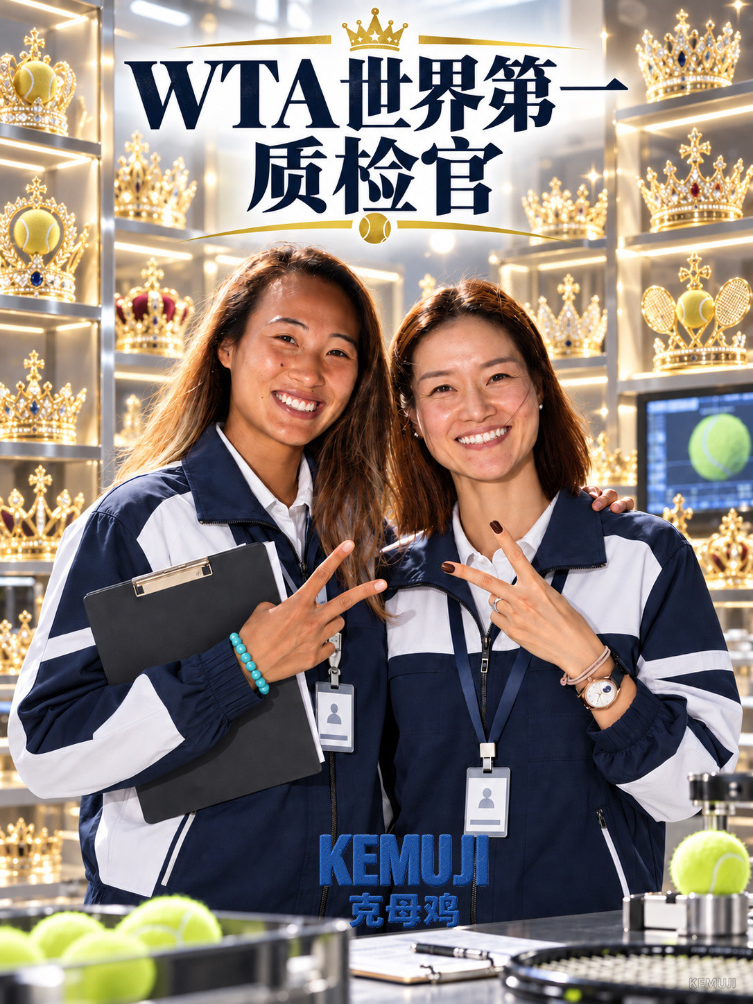 开赛前谁能想得到，莱巴的最后一位球后质检员，会是郑钦文[扁嘴]钦文会接过姑母的衣