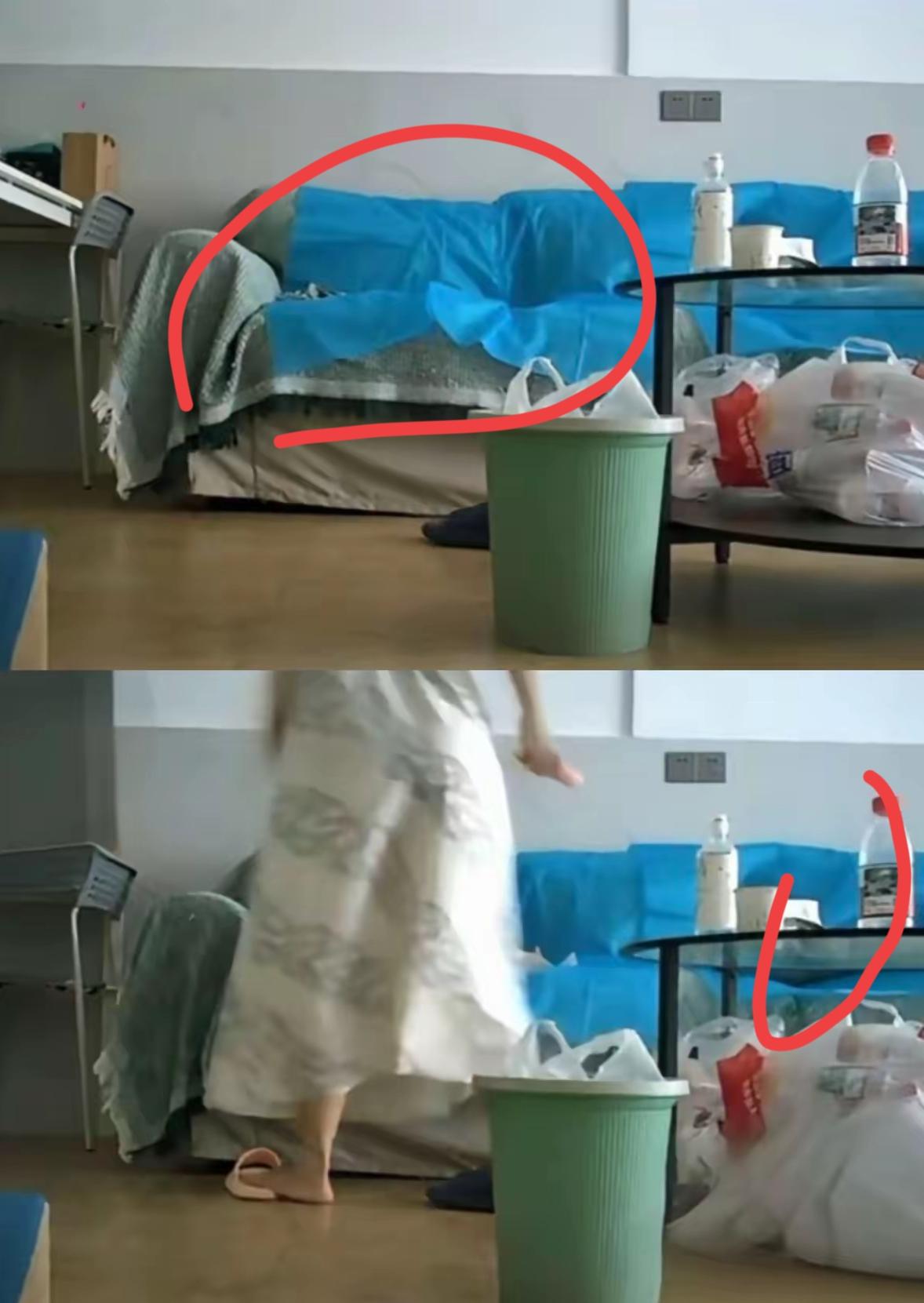 看完曾和祖的视频细节控直接拉满！先不说别的谁家客厅会堆着一大包矿泉水啊？