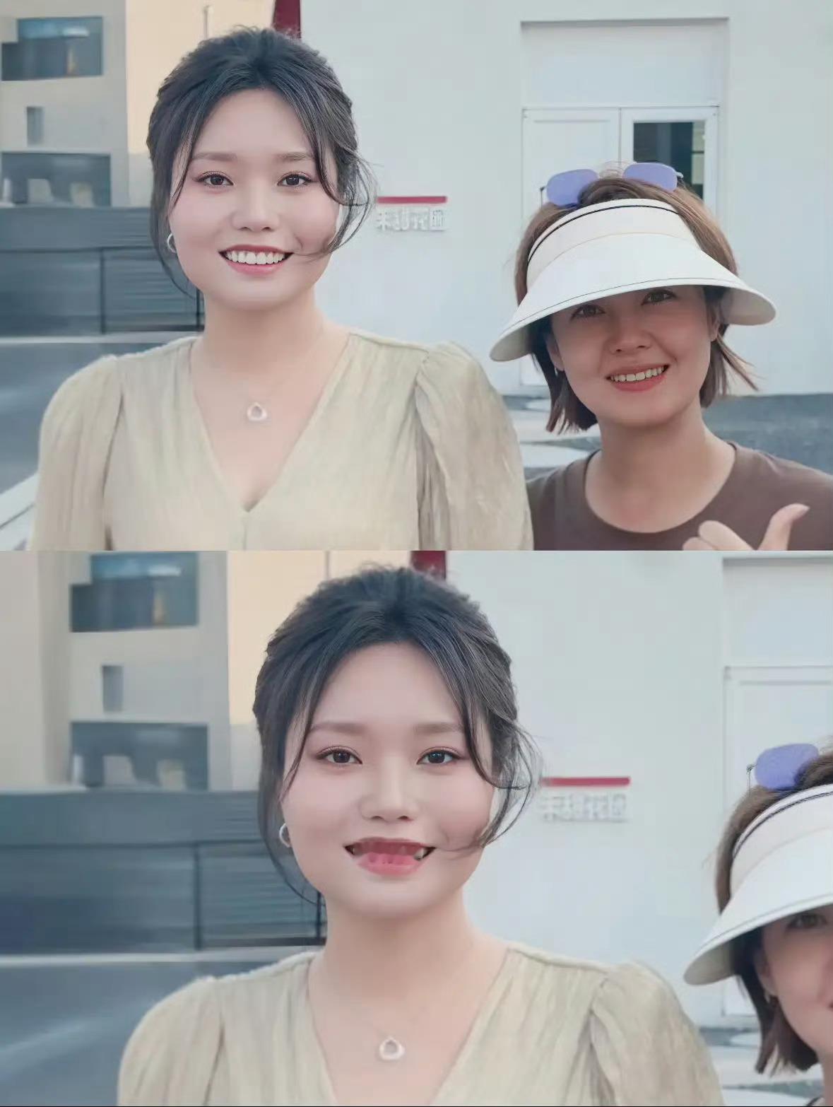 李雪琴瘦身后主持首秀​不错，这身材挺好的，不胖也不瘦，变漂亮了也很健康，效果很