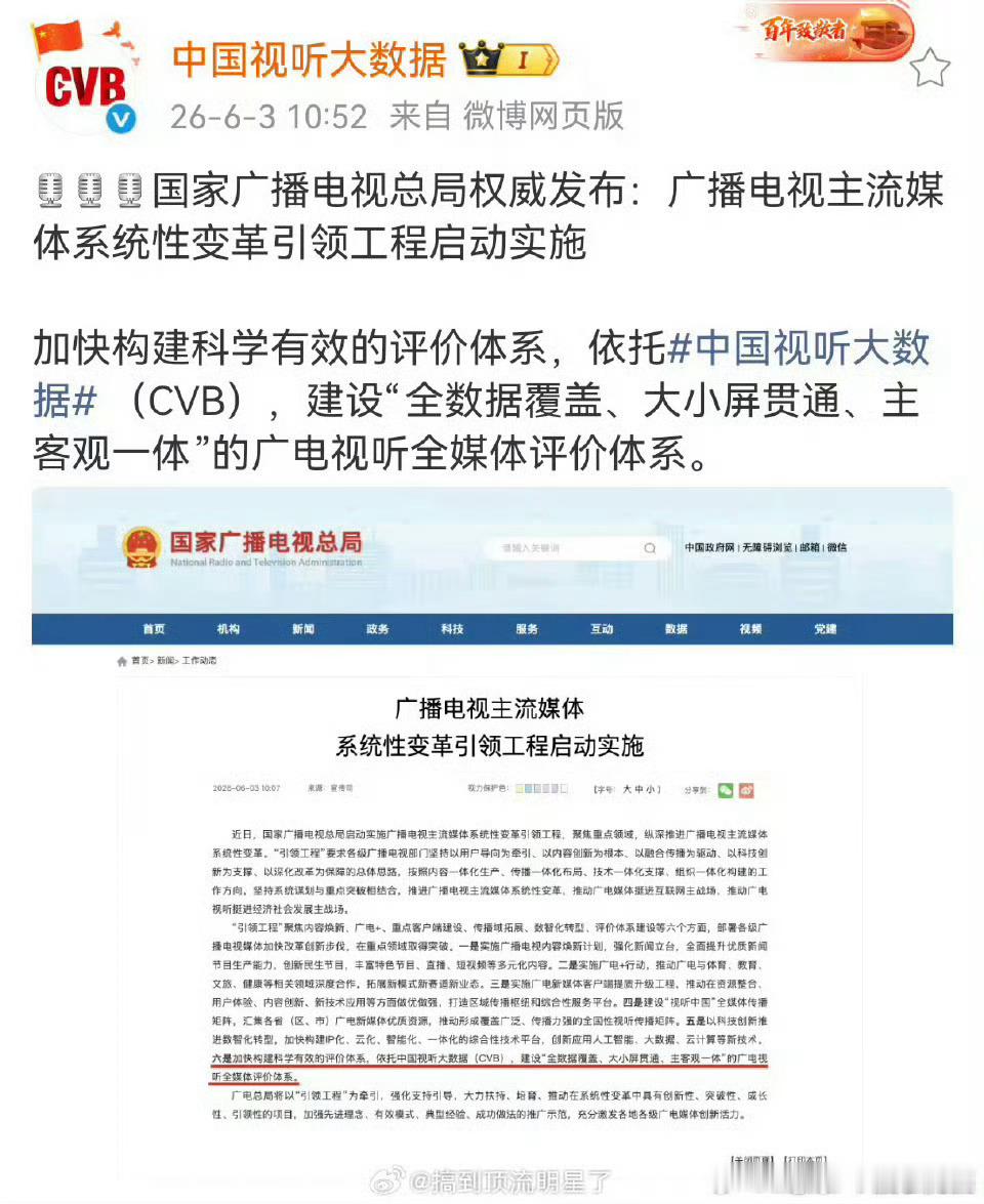 广电以后要统一播放量衡量标准了吗？那云合要说再见了啊