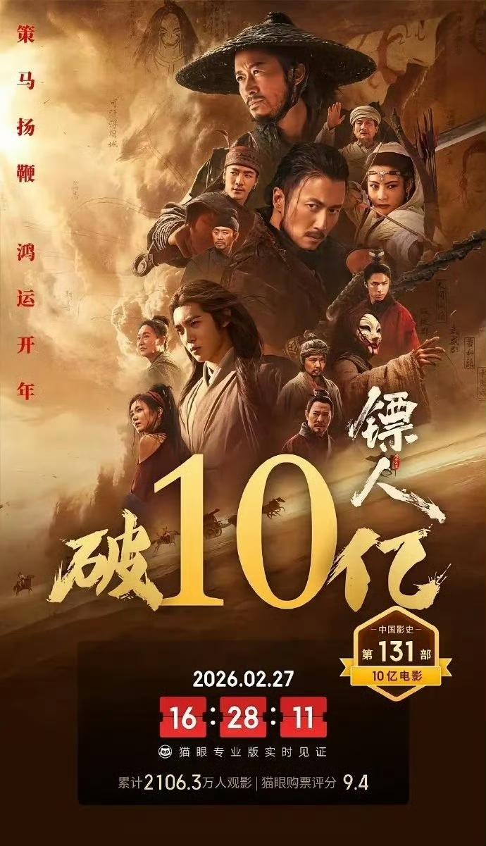 谁在为《镖人》买单？袁和平的招牌，还是吴京的流量？《镖人：风起大漠》票房破