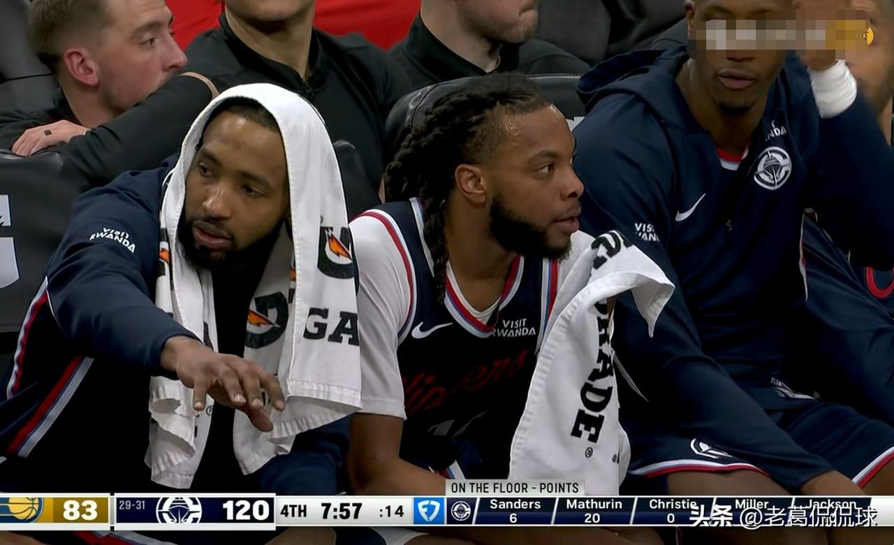 快船当家控卫加兰真是深得主帅泰伦-卢的信任！在今天快船主场以130：107击败步