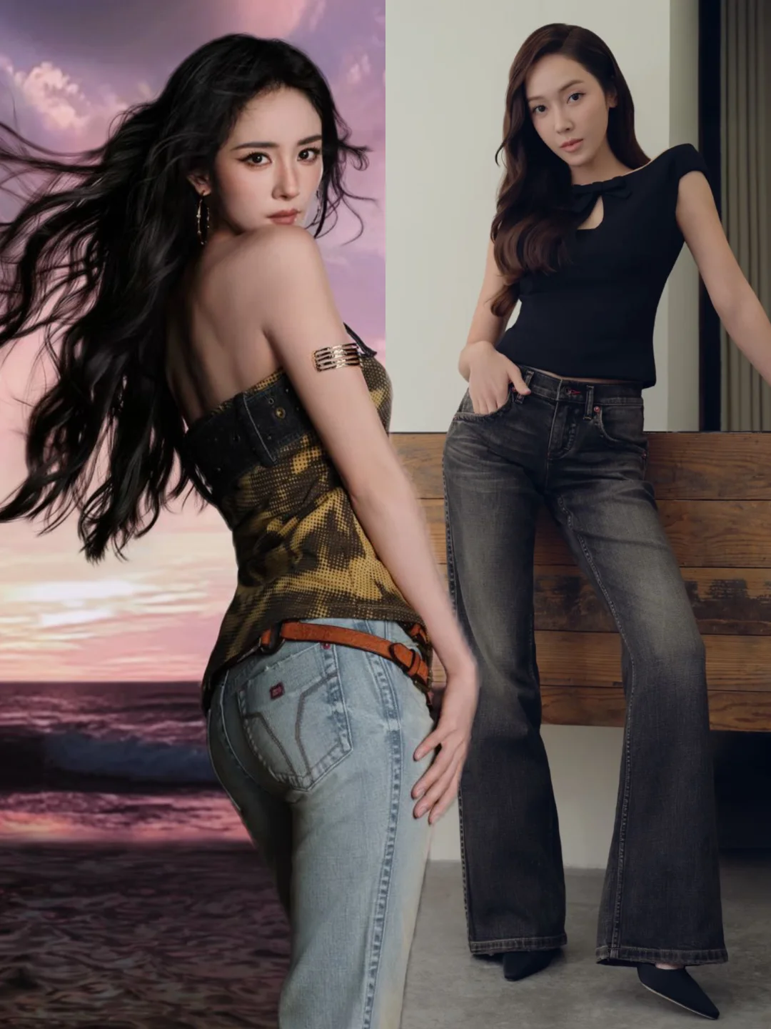 杨幂郑秀妍❤️‍🔥这大概就是成熟女人的魅力！
