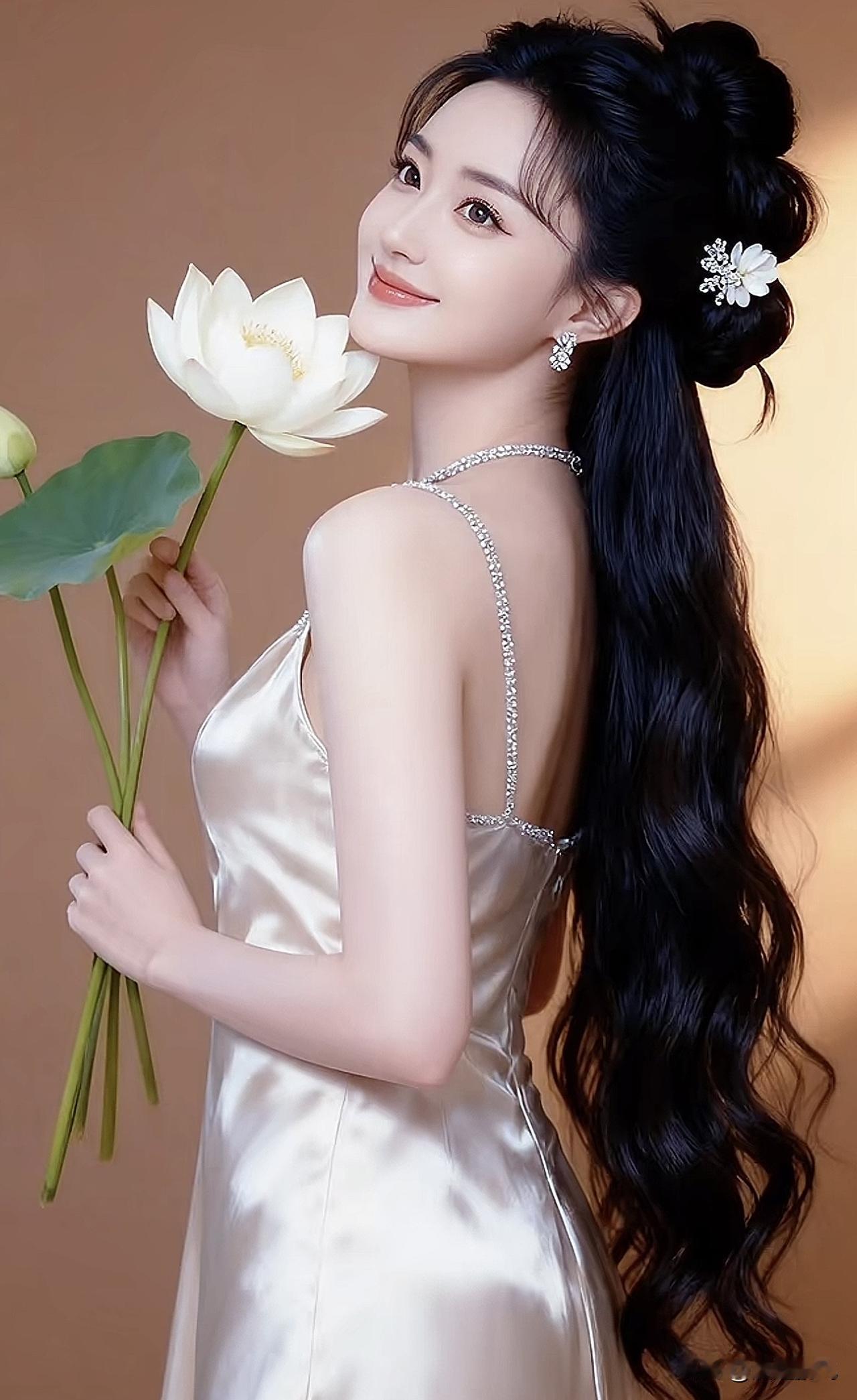 玉人如花笑，花映玉人娇。玉人倚花图玉磘美人玉坠美人玉人抚琴写真玉肌颜玉