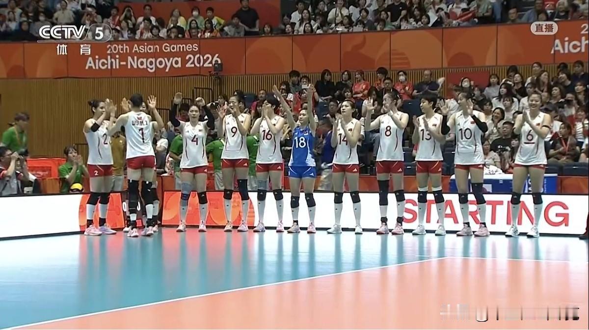 三连冠！中国女排横扫日本女排，夺得名古屋亚运会冠军！北京时间今晚，