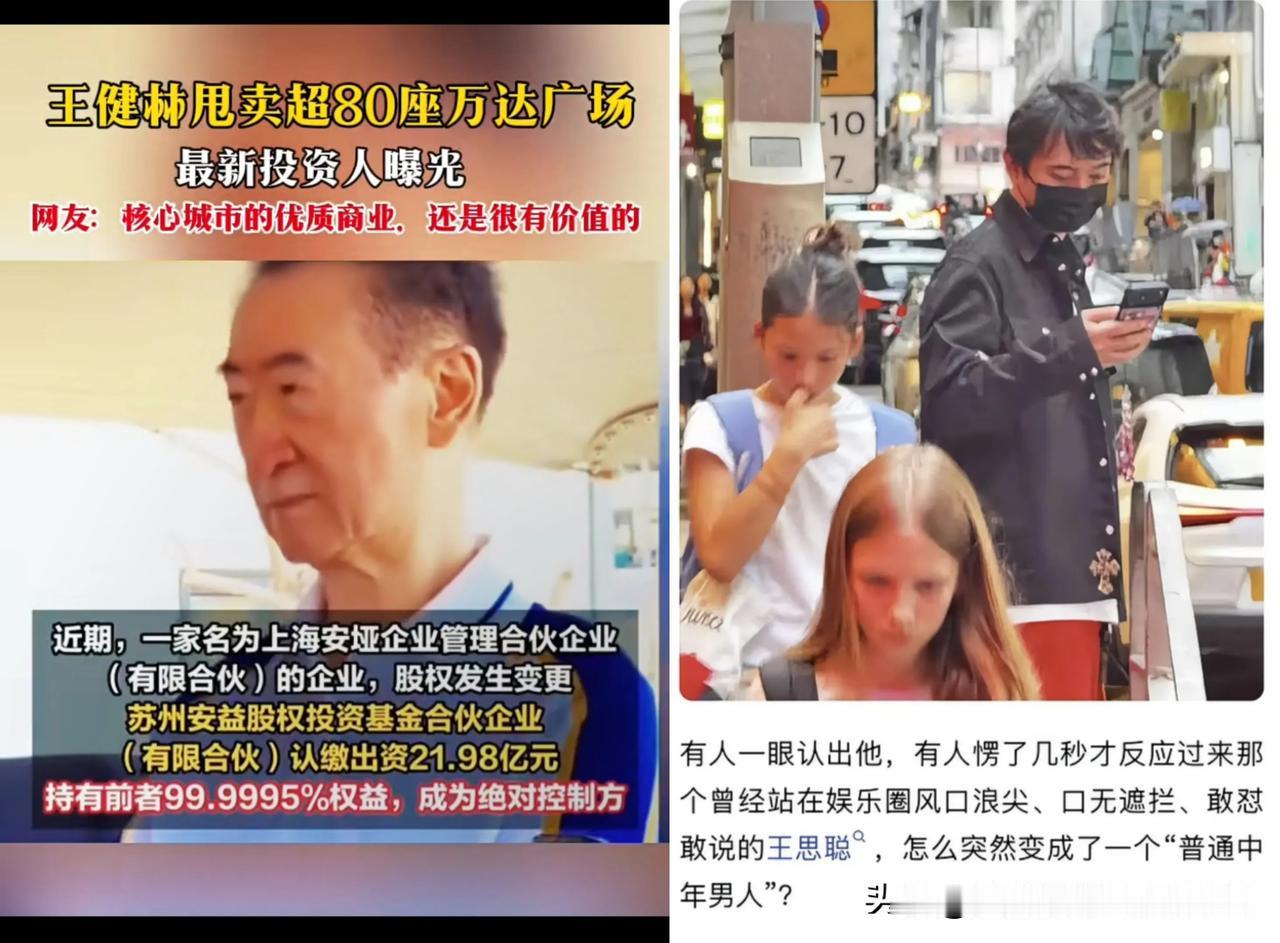 王健林近日又冲上热搜，太盟投资主导的基金，花21.98亿收了上海松江、泉州浦西两