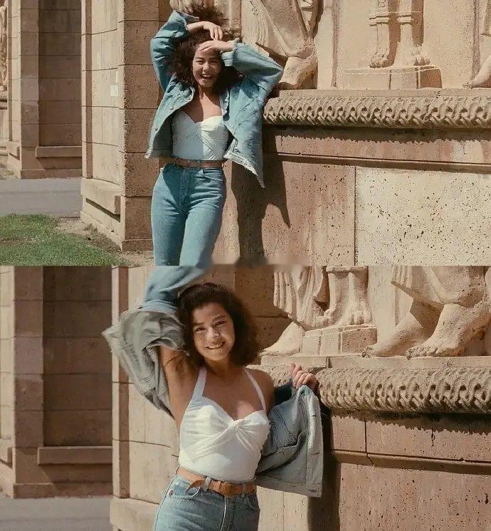 1987年，拍摄《意乱情迷》的钟楚红～