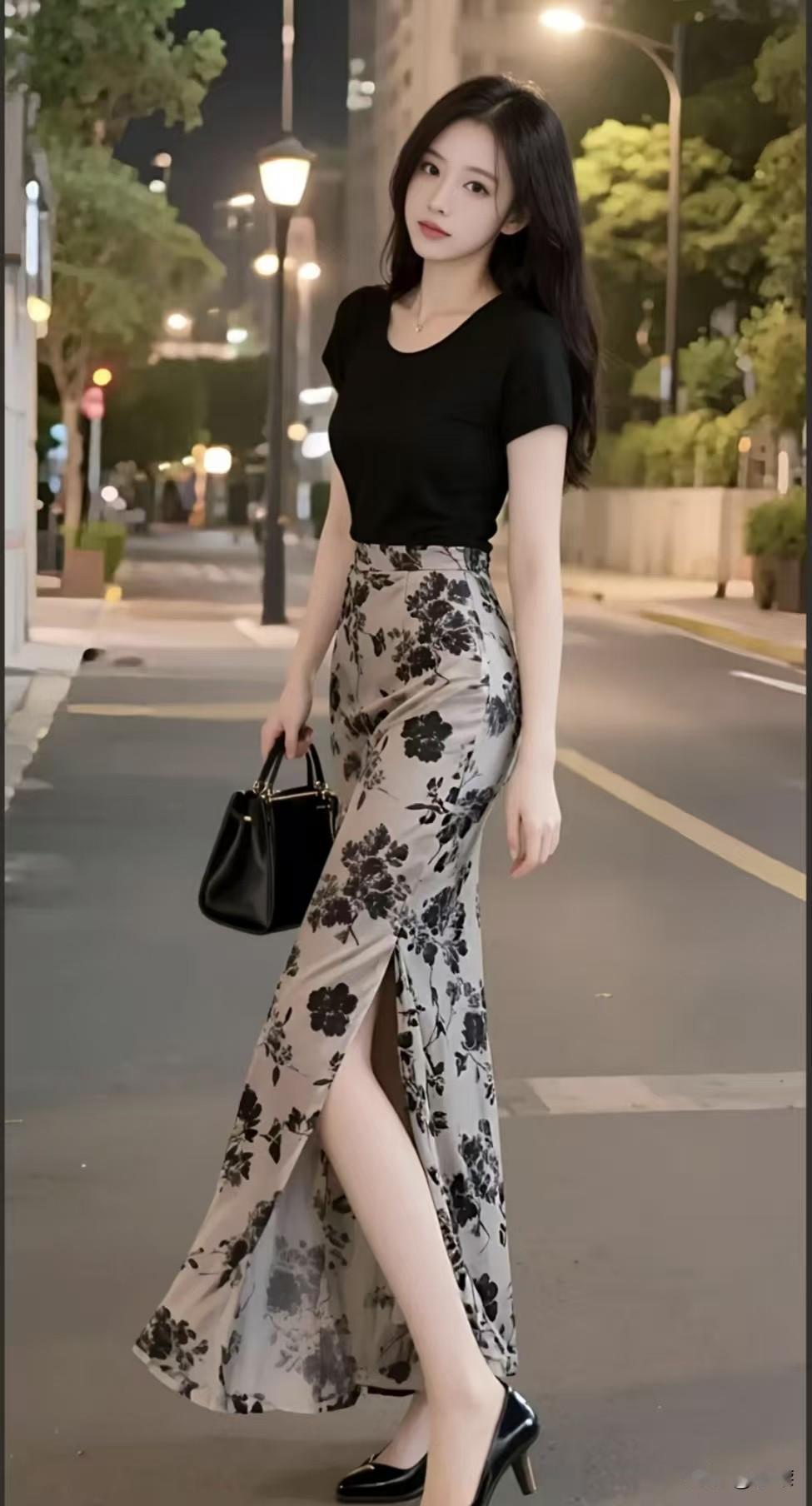 街拍小姐姐美的冒泡，这是没文化的人说的。那么有文化的人是怎么形容街拍美女呢？日