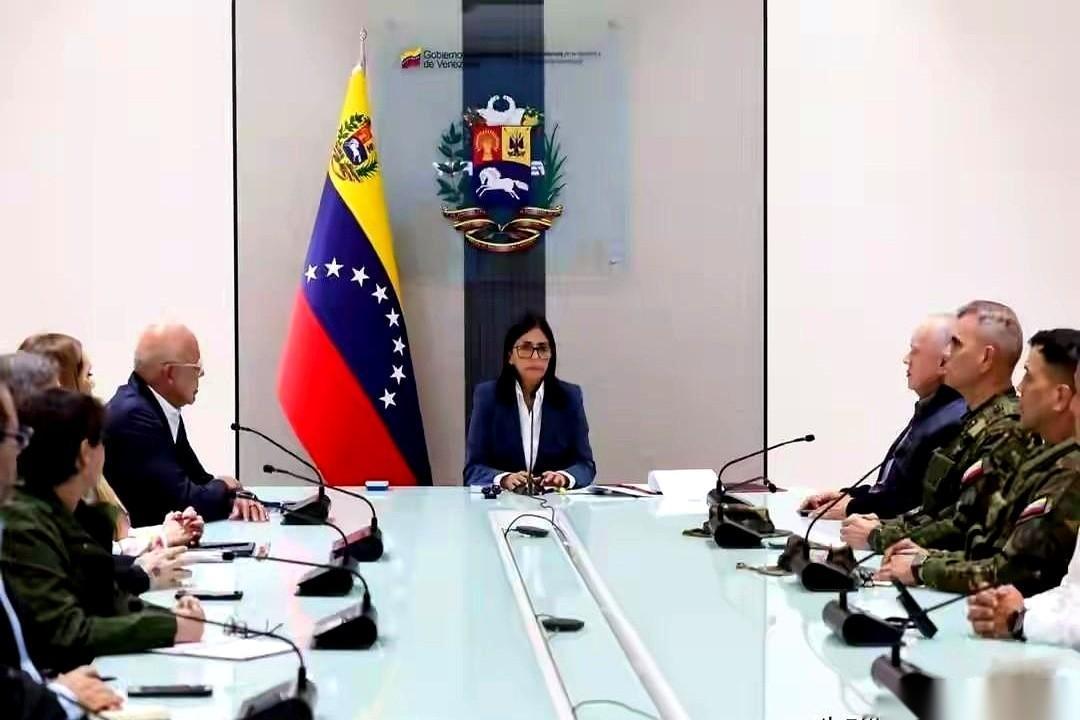 委内瑞拉女副总统，德尔西·罗德里格斯，估计自己都没想到这一天，前脚刚被总统马杜