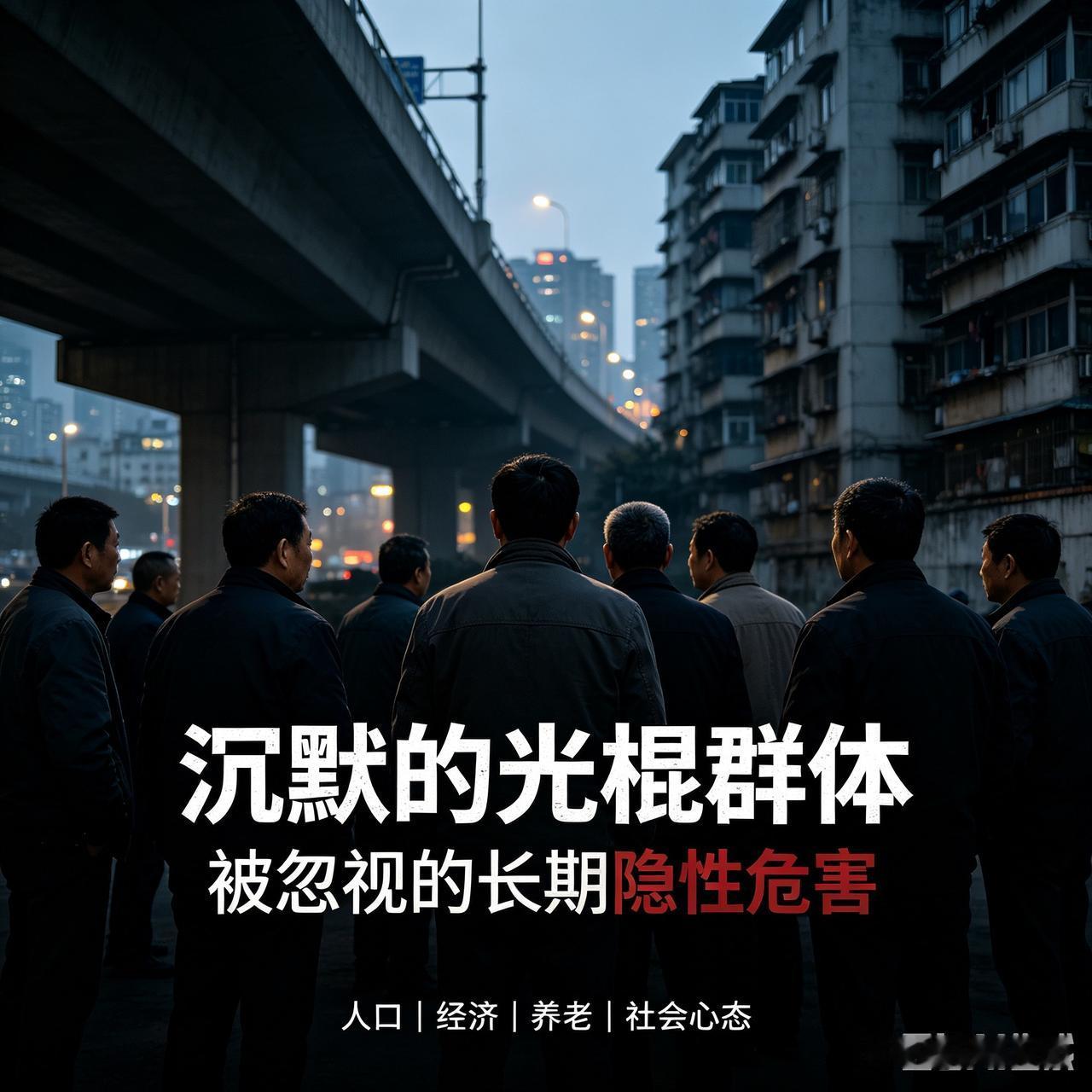 千万老实光棍沉默不闹事，看似安稳，实则在透支国家未来很多人有一个误区：一个国