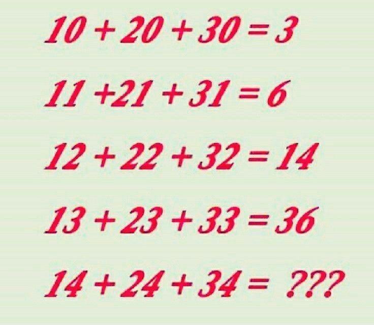 根据“10+20+30=3”“11+21+31=6”“1