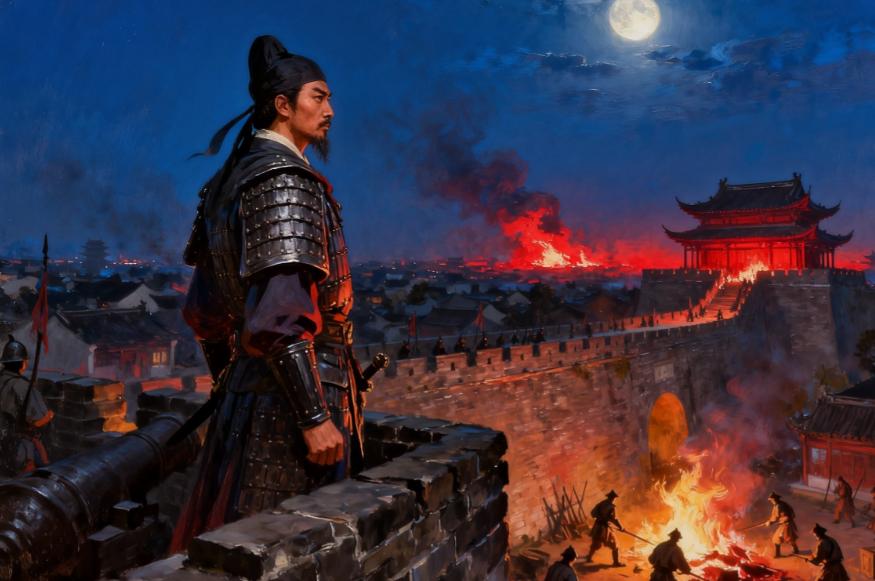 1645年4月，清军多铎打到扬州城下，守将是史可法。扬州百姓拼死抵抗，打了六天。