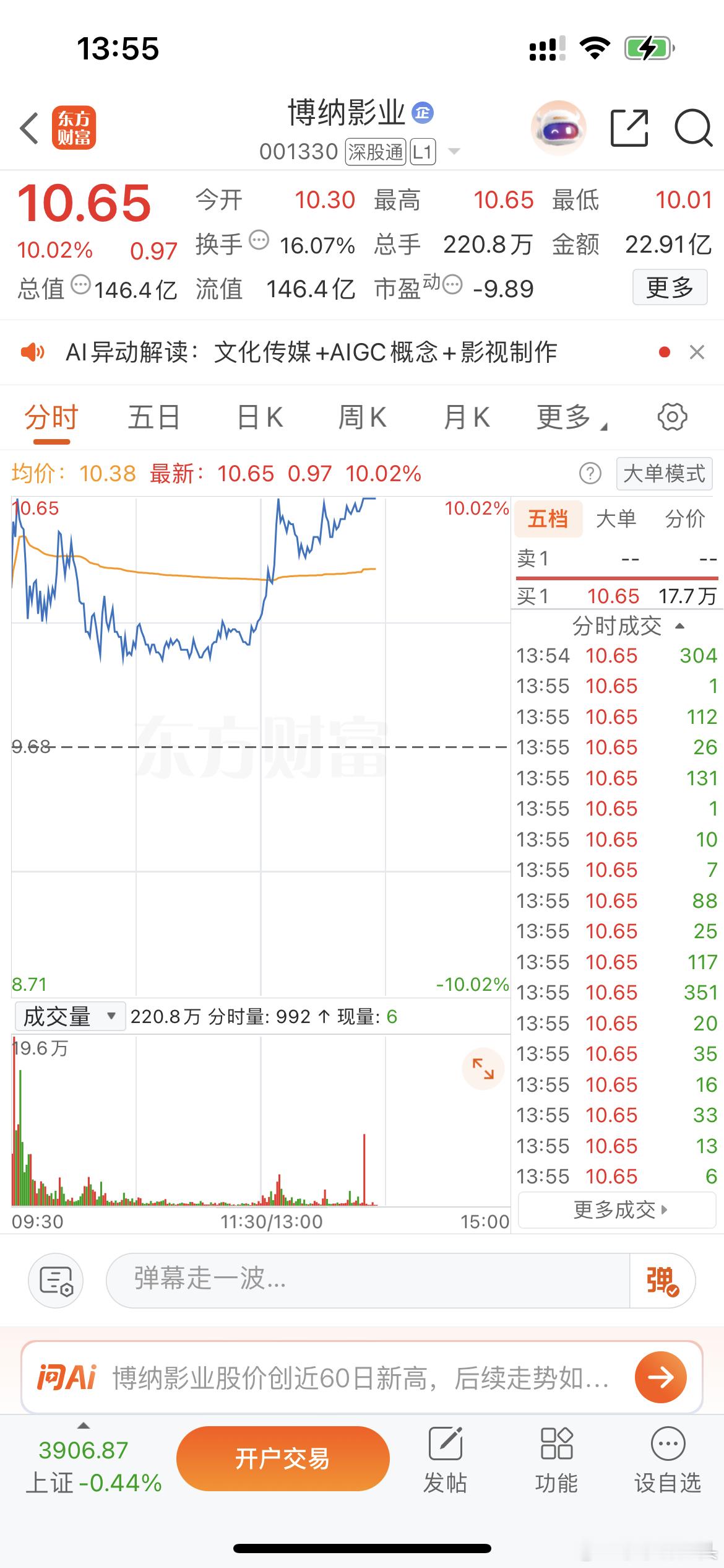 又是上演一出炸板回封，大家说说这段时间炸了多少次板了？你们有没有被洗出去？自股烂