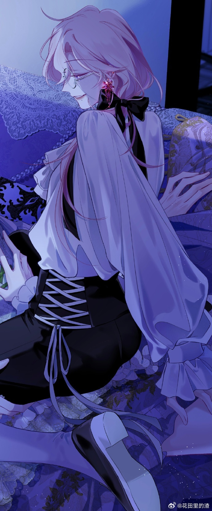 lo圈顶流来cos国漫了刷到谢安然和鲑鱼子的cos图我直接愣住，洛丽塔配骑士装