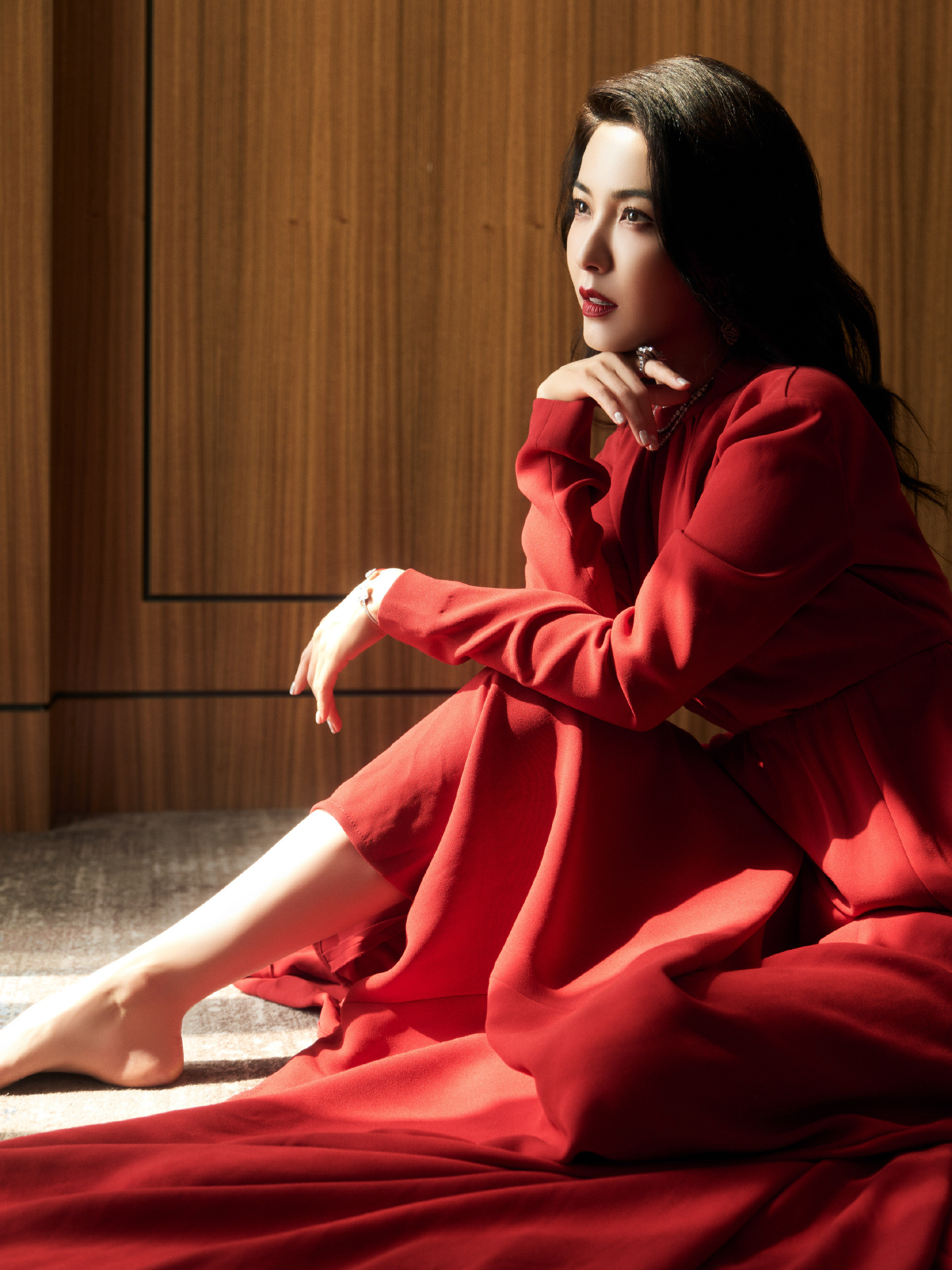 女明星曾黎的美脚