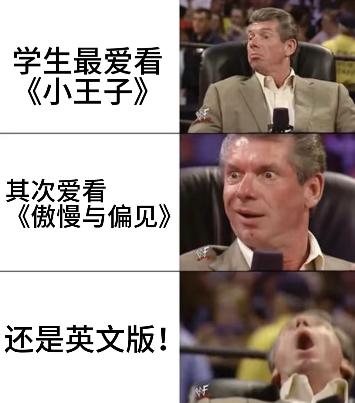 中小学生英文书籍真实阅读榜《小王子》我可以理解是第一，但是《傲慢与偏见》能排第