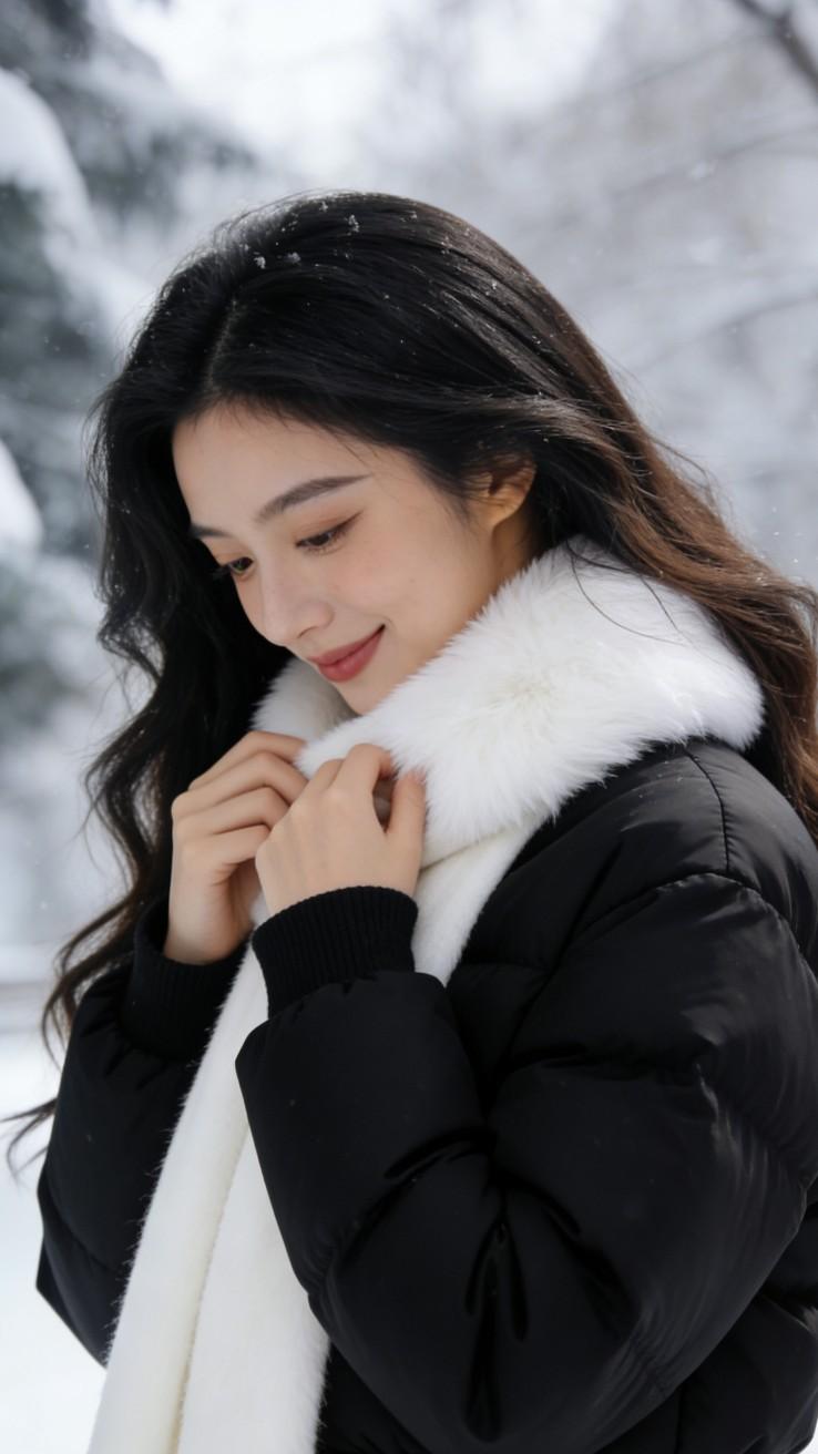 今日美图：冬天的秘密！美图美图壁纸共享分享最美的壁纸图片分享一张雪景图