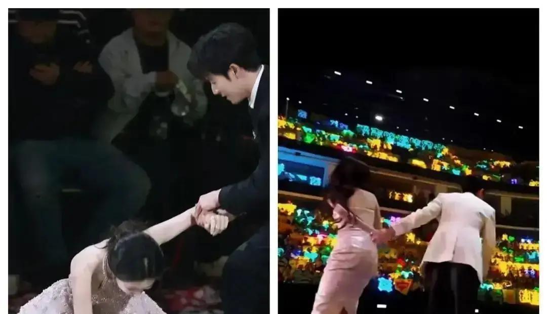 她摔下去那秒，导演没喊卡。别信什么“摔懵了”。这跟头，是算好的。孟子义在《