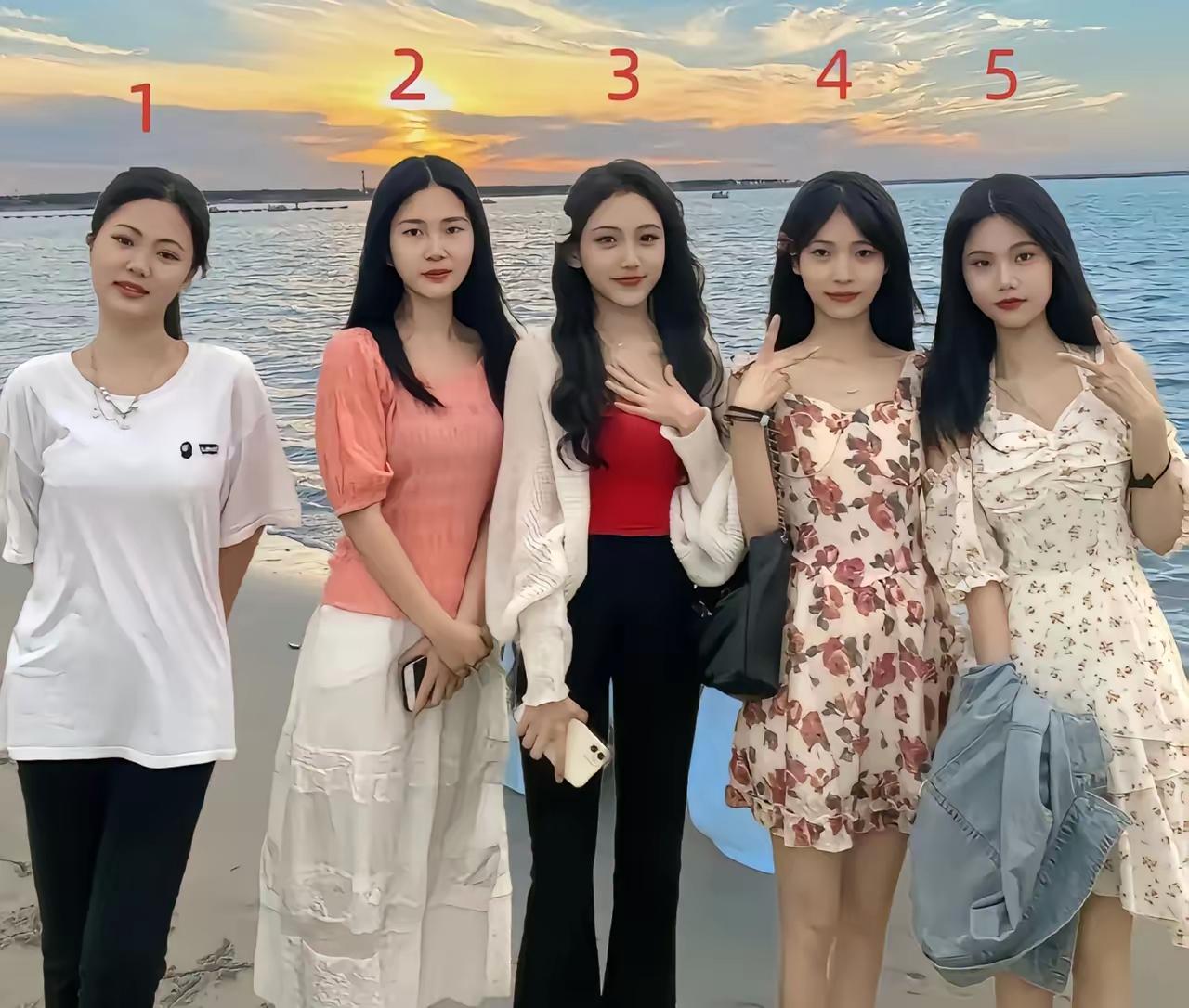 5号美女真漂亮，我想娶她做老婆，给她8万8彩礼。