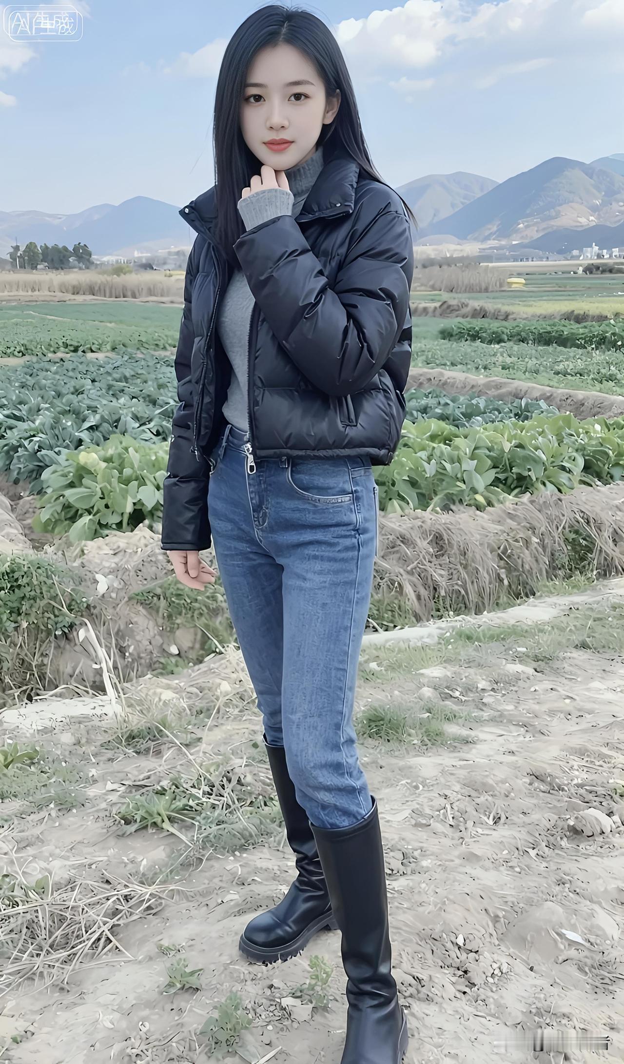 冬日去田野漫步，那是独属于这个季节的惬意。