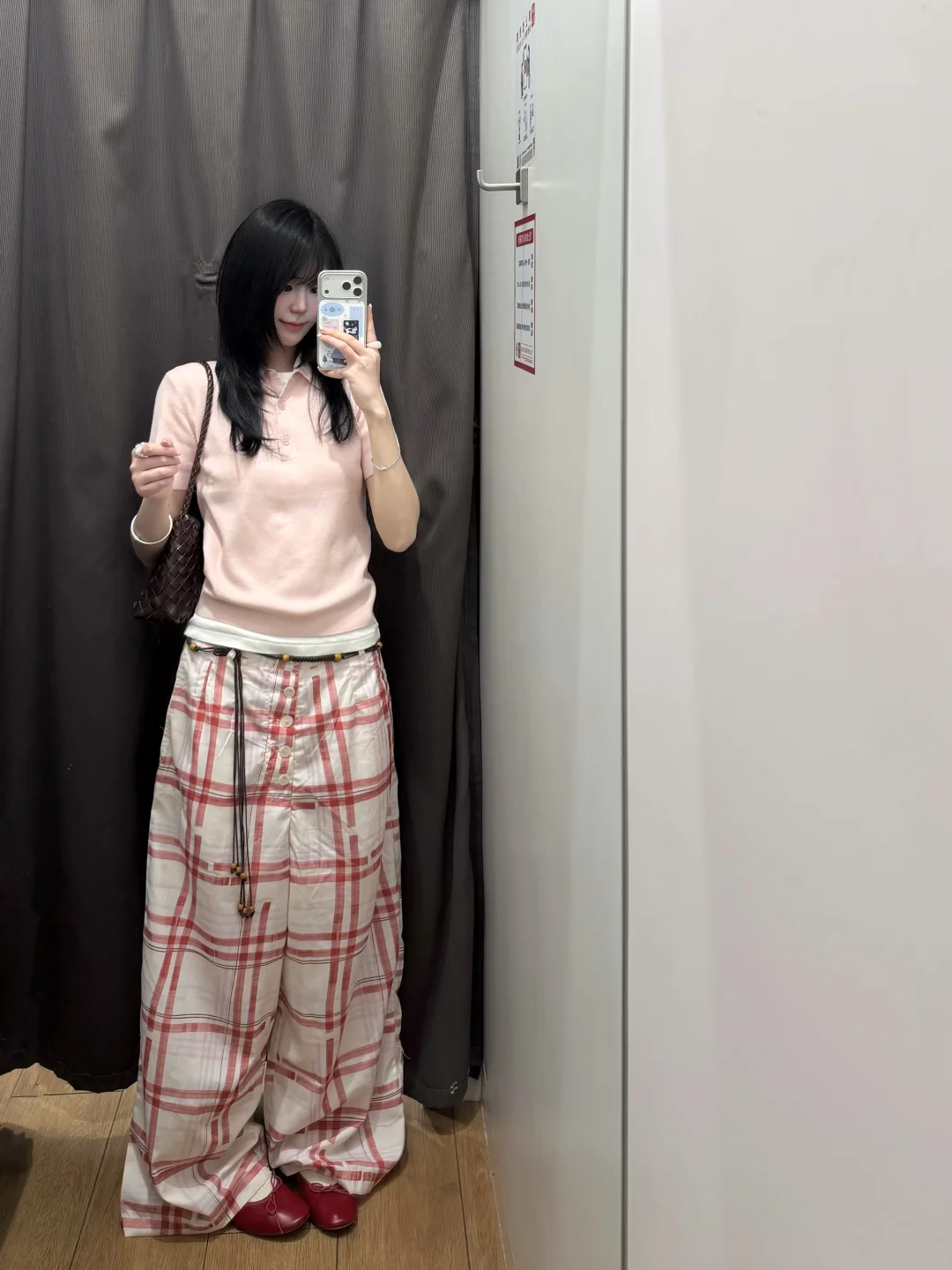 优衣库你拉夫劳伦啊！🍧漂亮粉色叠穿好好看