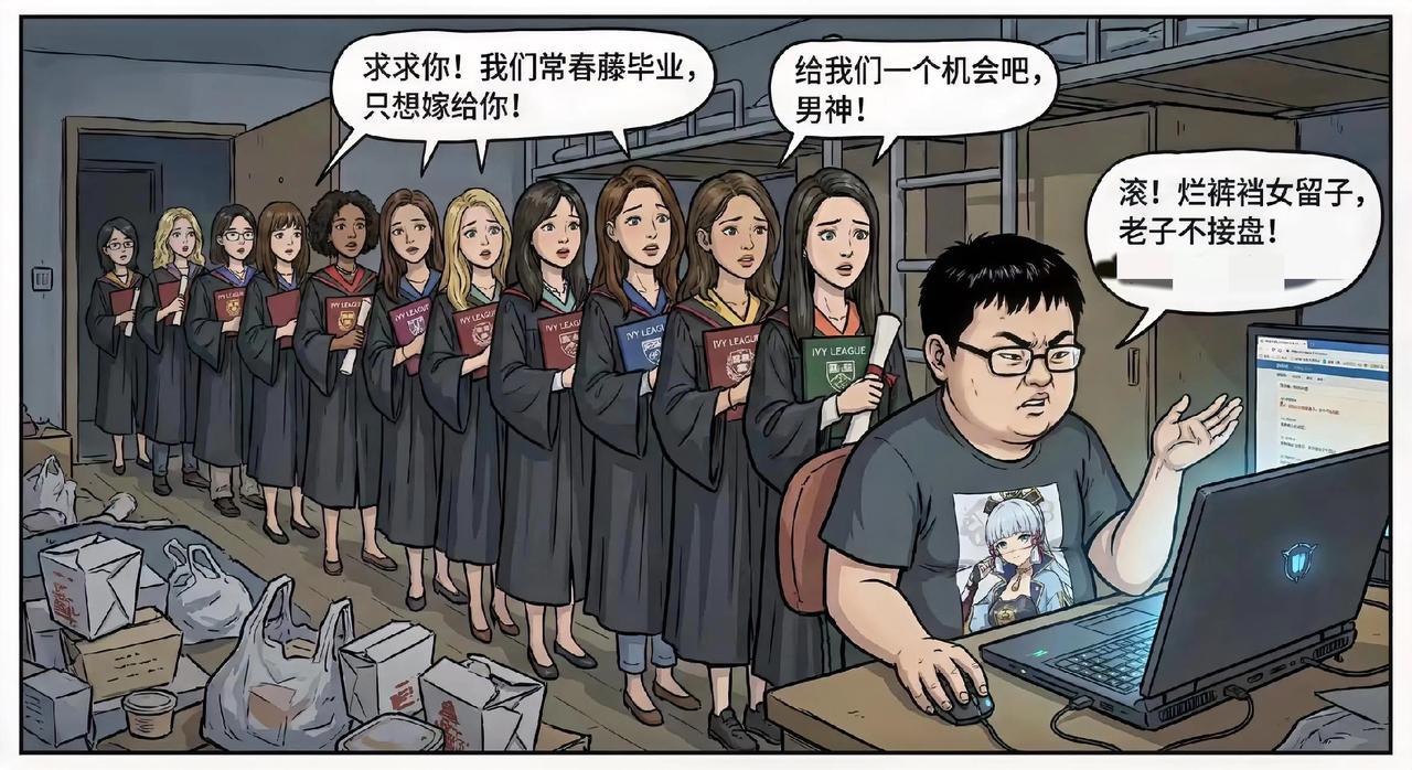 怪不得我表哥之前相亲一个留洋回来的，一直强调自己是丁克，想跟我表哥环游世界，不想