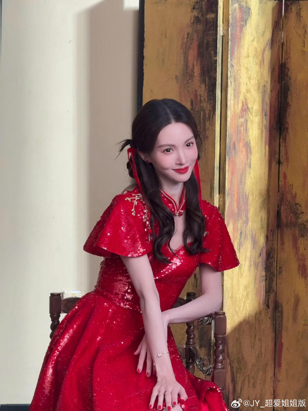 返场一下姐姐春晚的妆造姐姐上明年春晚好不好🤩[抱抱]#金晨##金晨#​