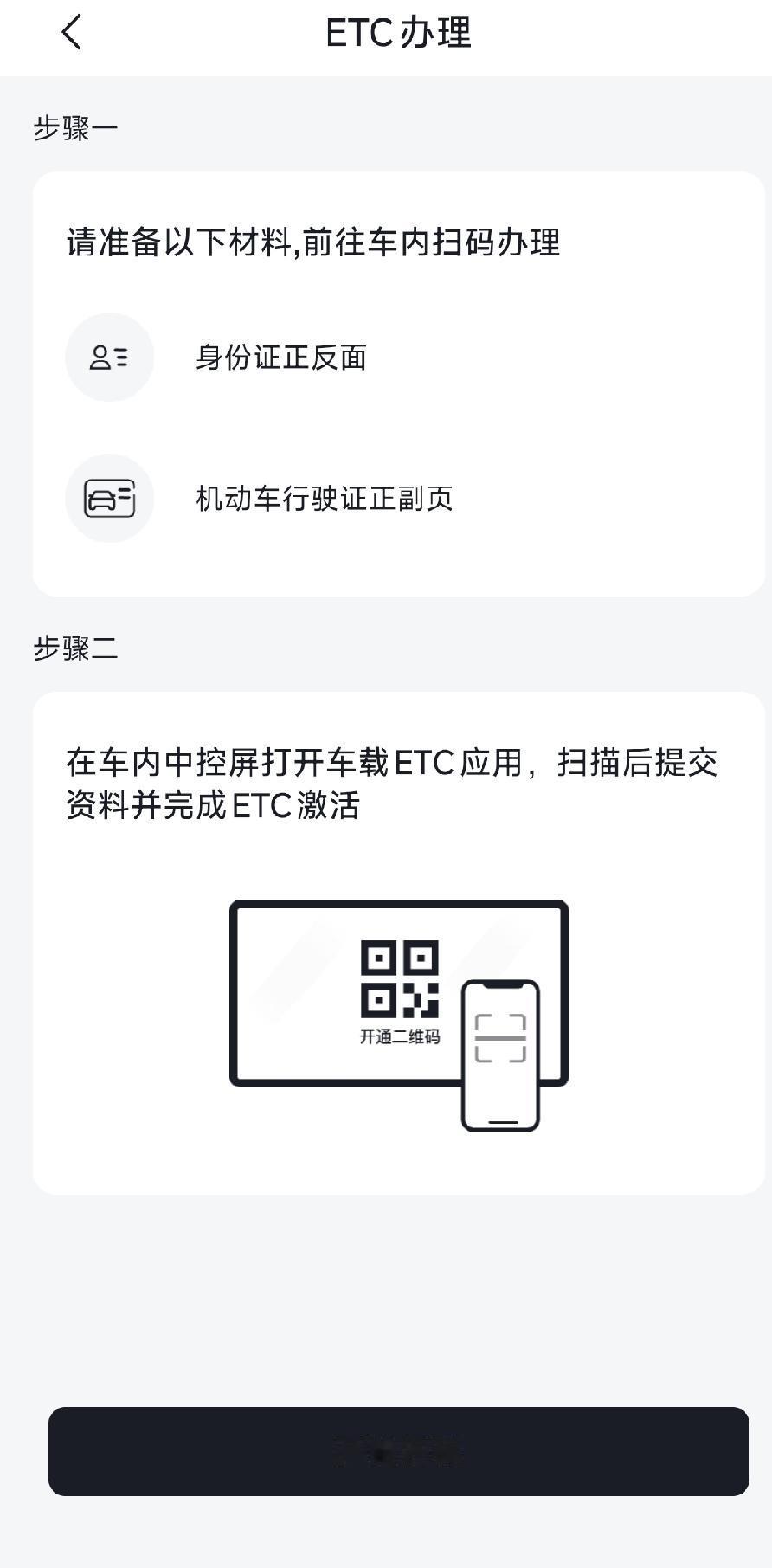提比亚迪电车快满一年了，一直没开通ETC。之前有好几家银行的业务员打